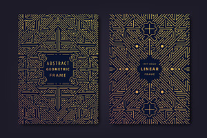 Art Deco Geometric Design Elements