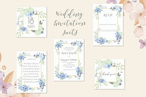 Beach Theme Wedding Invitation