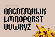 Black Rustik - Blackletter Logo Font, a Blackletter Font by Illushvara Design (Thumbnail 2 of 13)