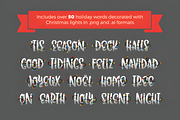 Christmas Lights Font, a Script Font by Coco Bloom (Thumbnail 7 of 7)