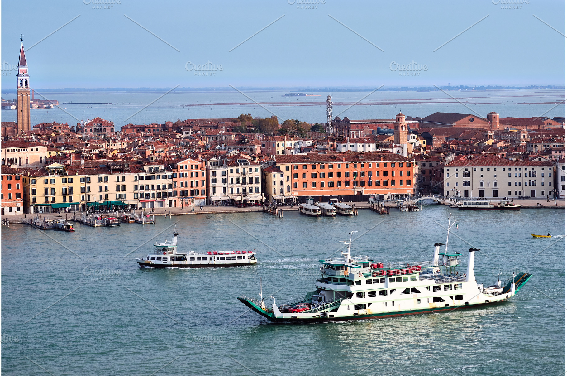 Cityscape, bird view of Venice and, an Architecture Photo by tilialucida