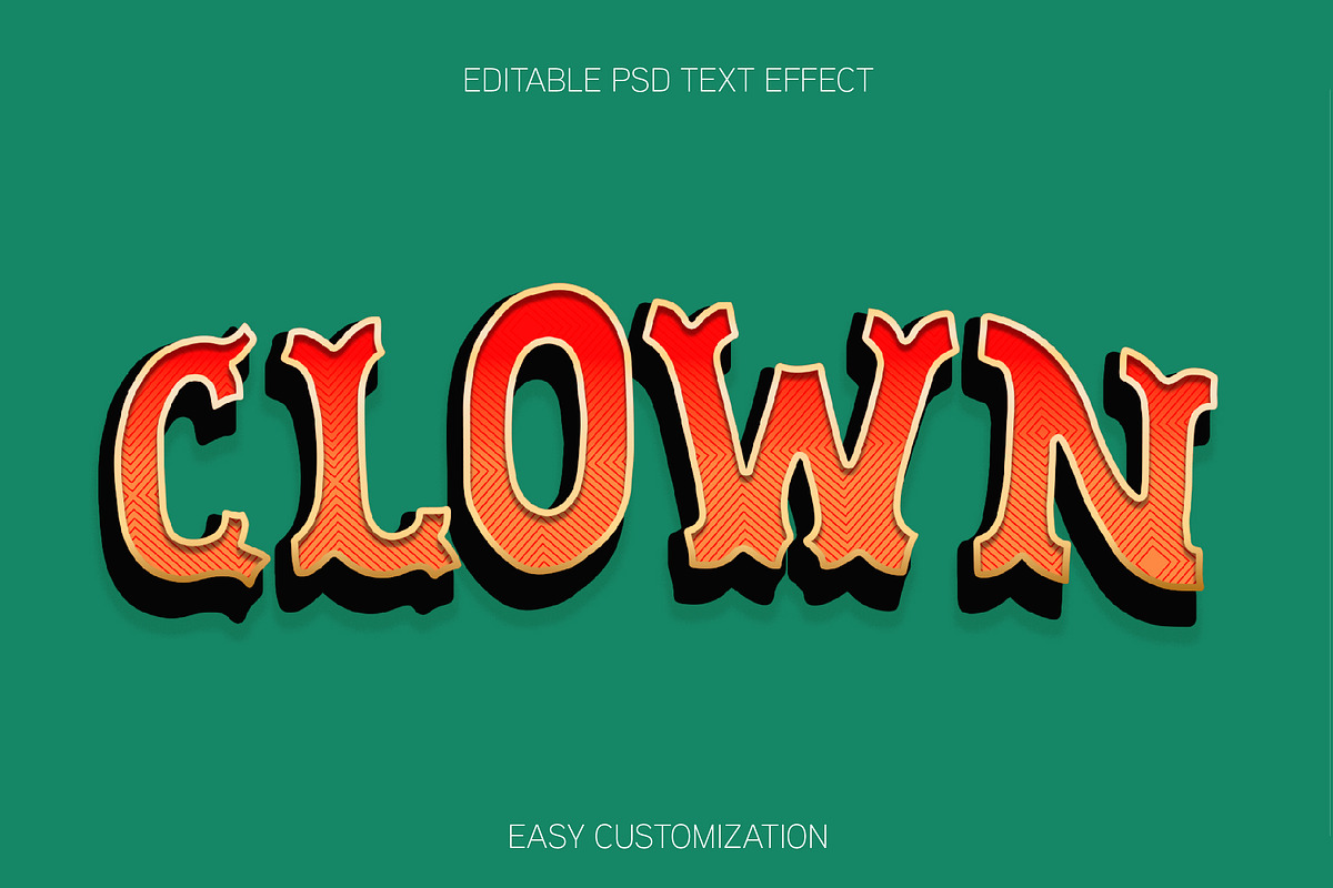 Vintage Ornate 3D Text Effect