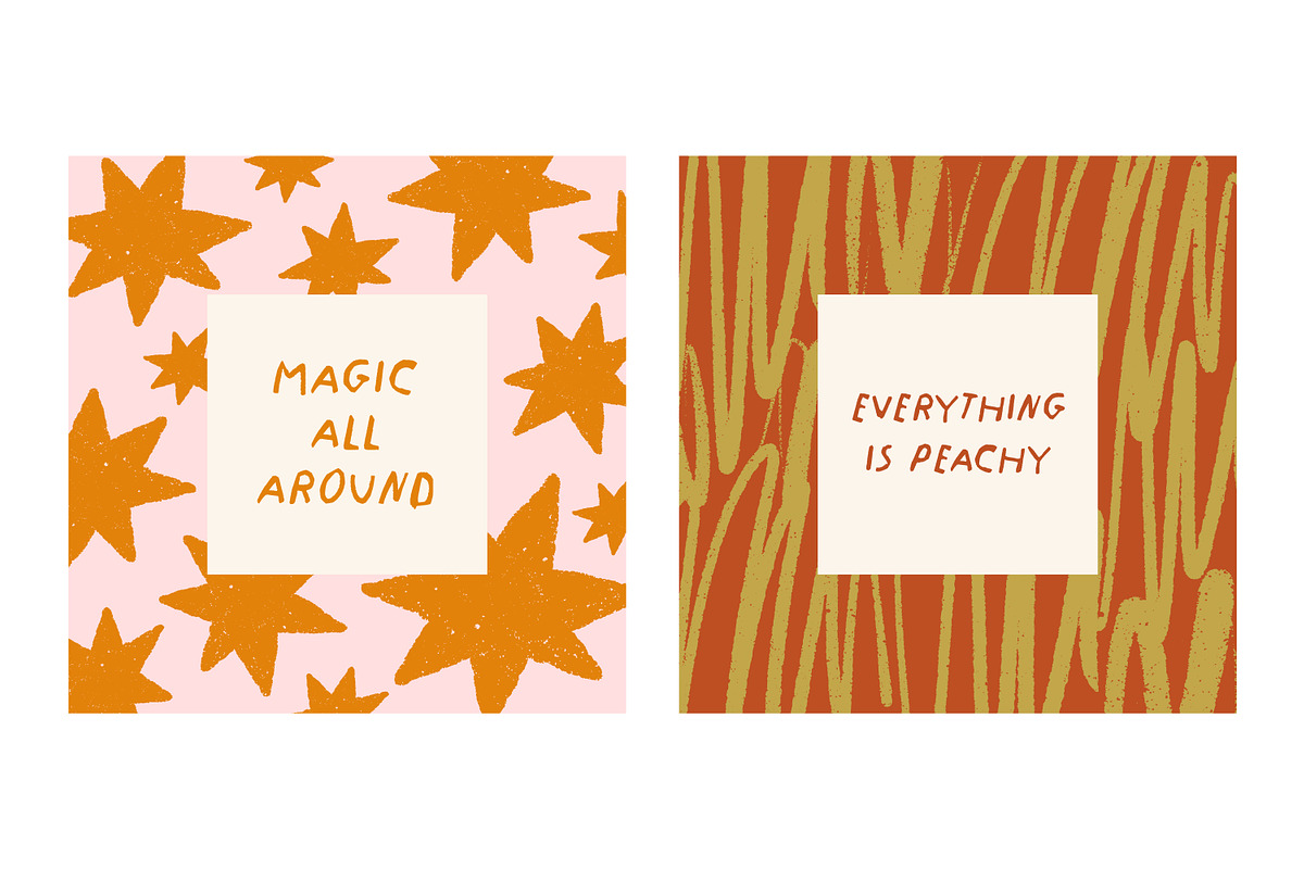 Abstract, doodle card designs set, a Decorative Illustration by Good Studio (Photo 3 of 10)