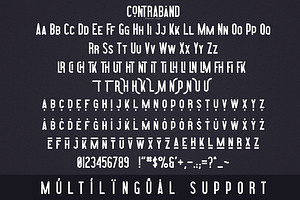 Contraband - Display Font