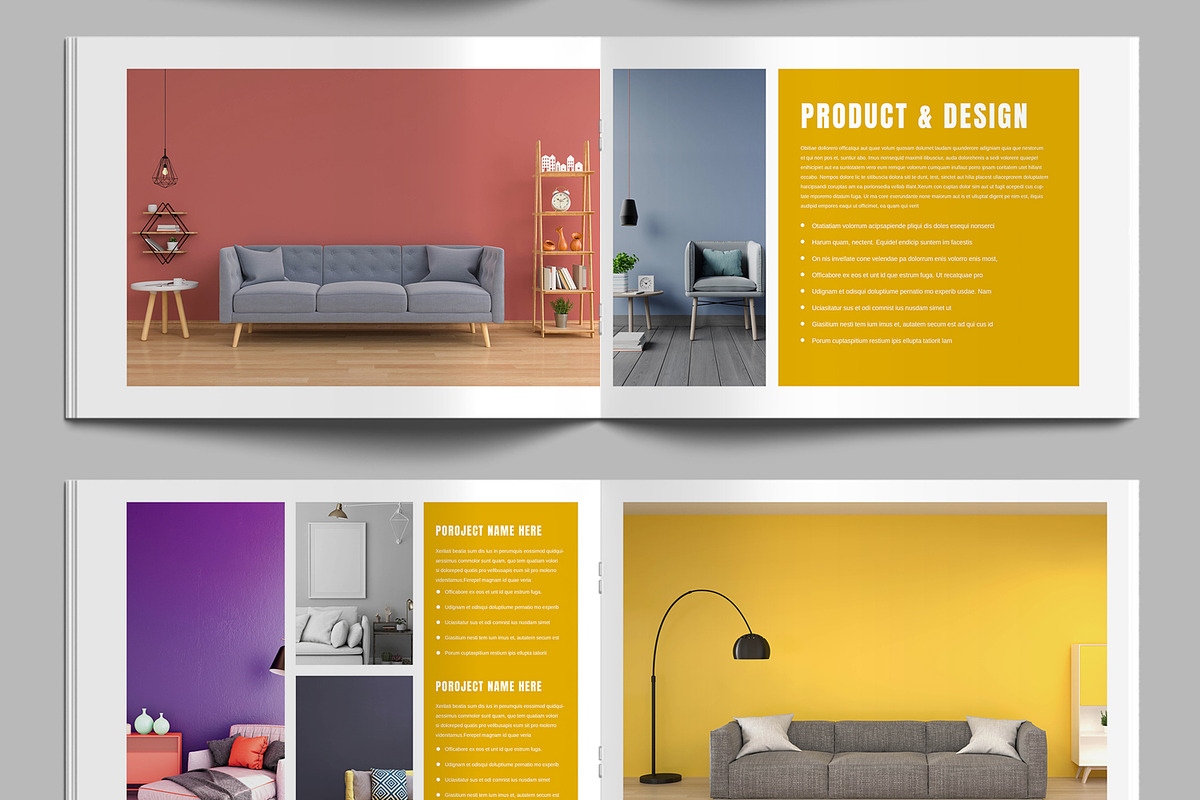Interior Design Brochure Template, a Brochure Template by ContestDesign (Photo 4 of 5)