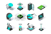 Isometric Vector Icons Pack, an Outline Icon by alexdndz (Thumbnail 18 of 21)