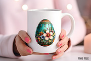 Whimsical Easter Egg Clipart Png, an Illustration by Craft Nest (Thumbnail 8 of 10)