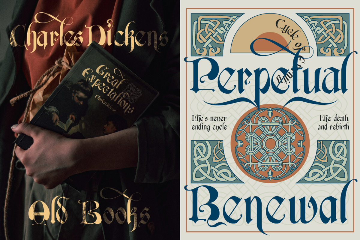 Old Norse, a Serif Font by Burntilldead (Photo 6 of 12)
