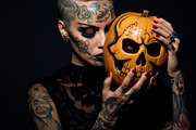 Halloween vibe. 46 images, a Person Photo by Handmadefont (Thumbnail 7 of 11)