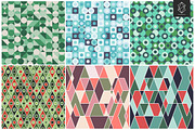 Geometric seamless pattern set, a Pattern Graphic by Yury Velikanov (Thumbnail 4 of 5)