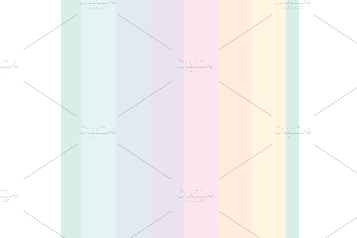 Rainbow Pastel vertical striped, an Illustration by Toltemara