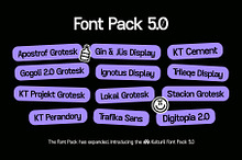 Font Pack 5.0