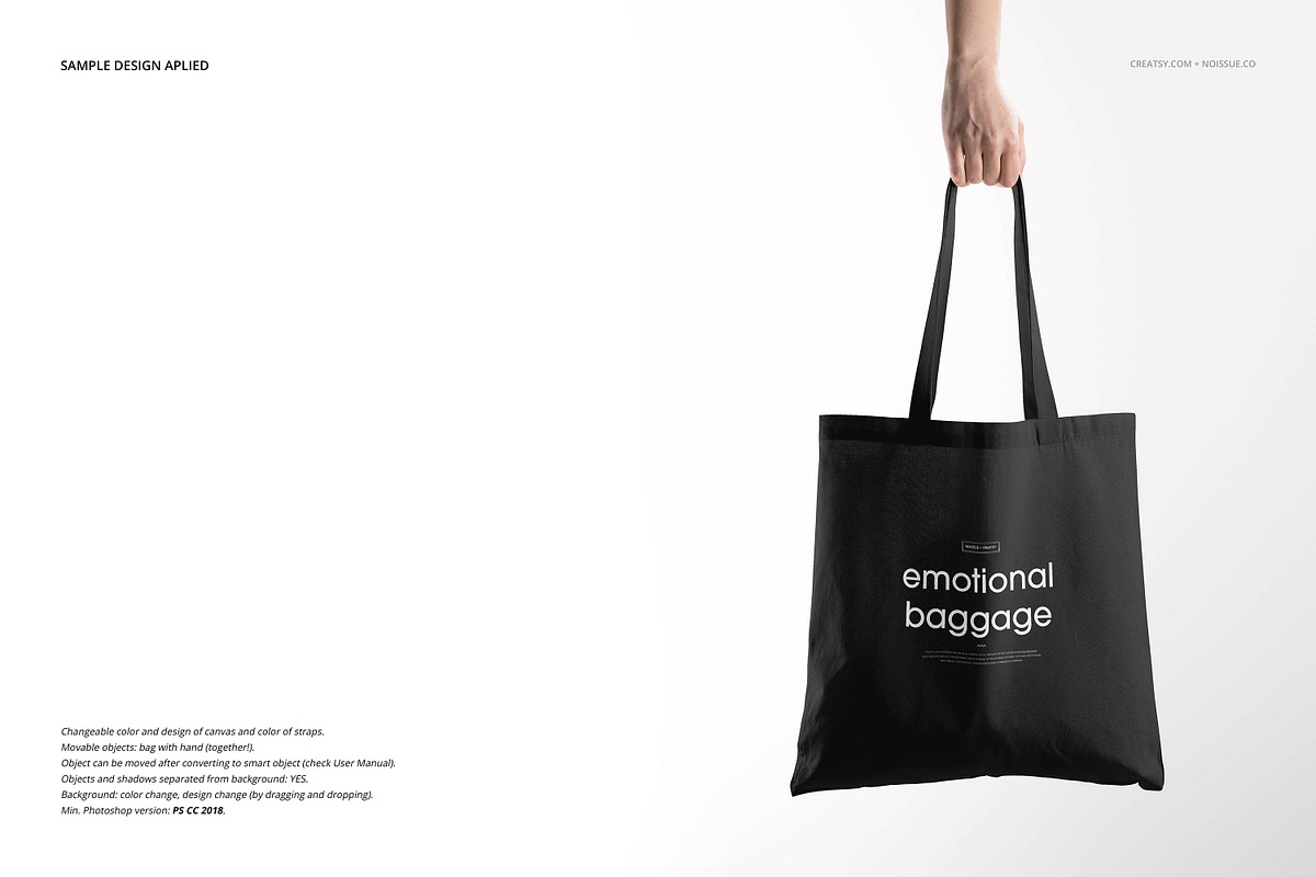 Noissue Tote Bag Mockup Bundle, a Packaging Mockup by creatsy5 (Photo 36 of 67)