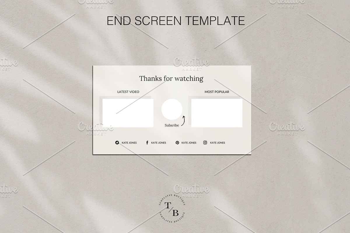 YouTube Channel Branding Kit I Canva, a Social Media Template by Templates Boutique (Photo 5 of 8)