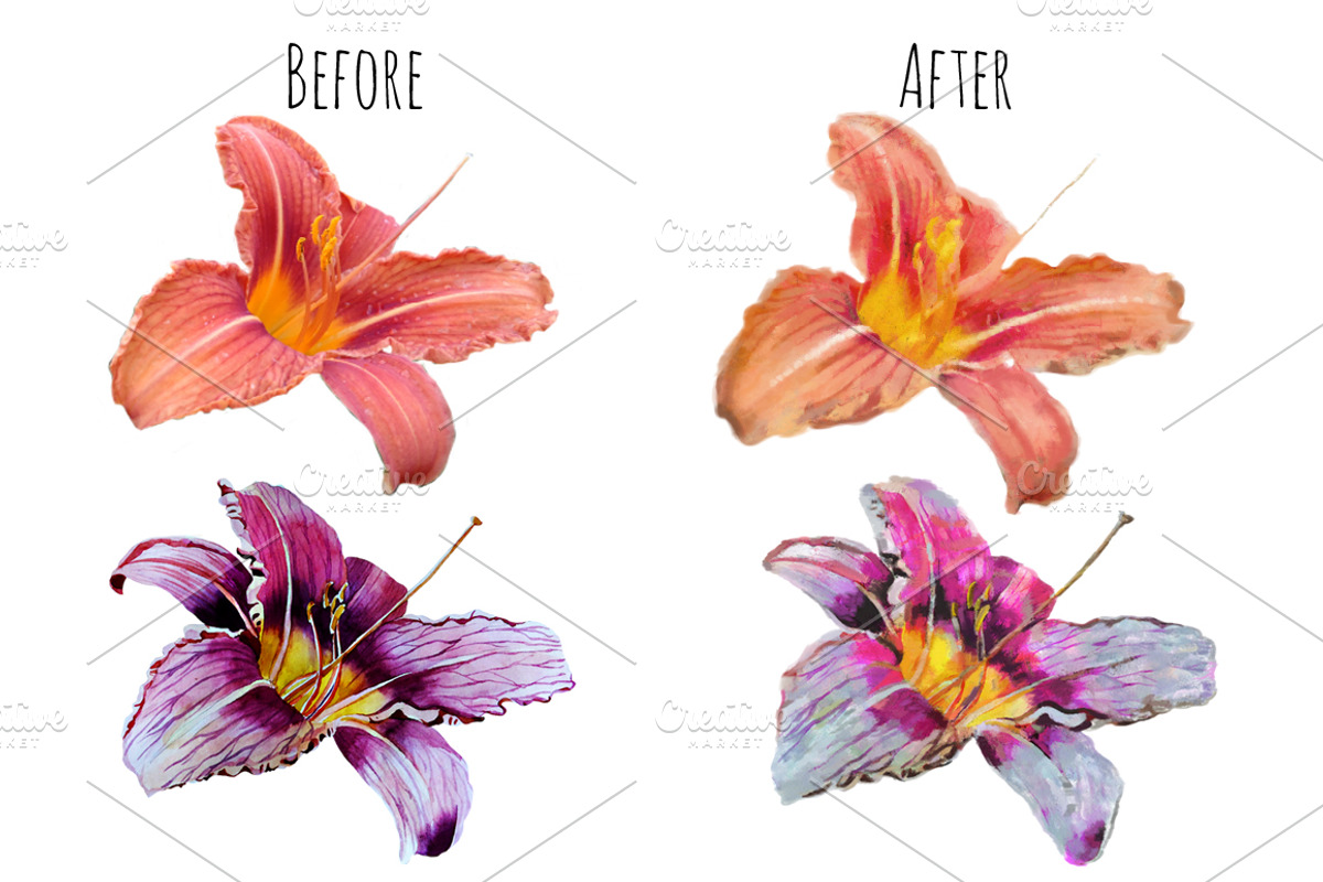 Watercolor brushes set., a Brush Add-On by redstudio (Photo 7 of 8)