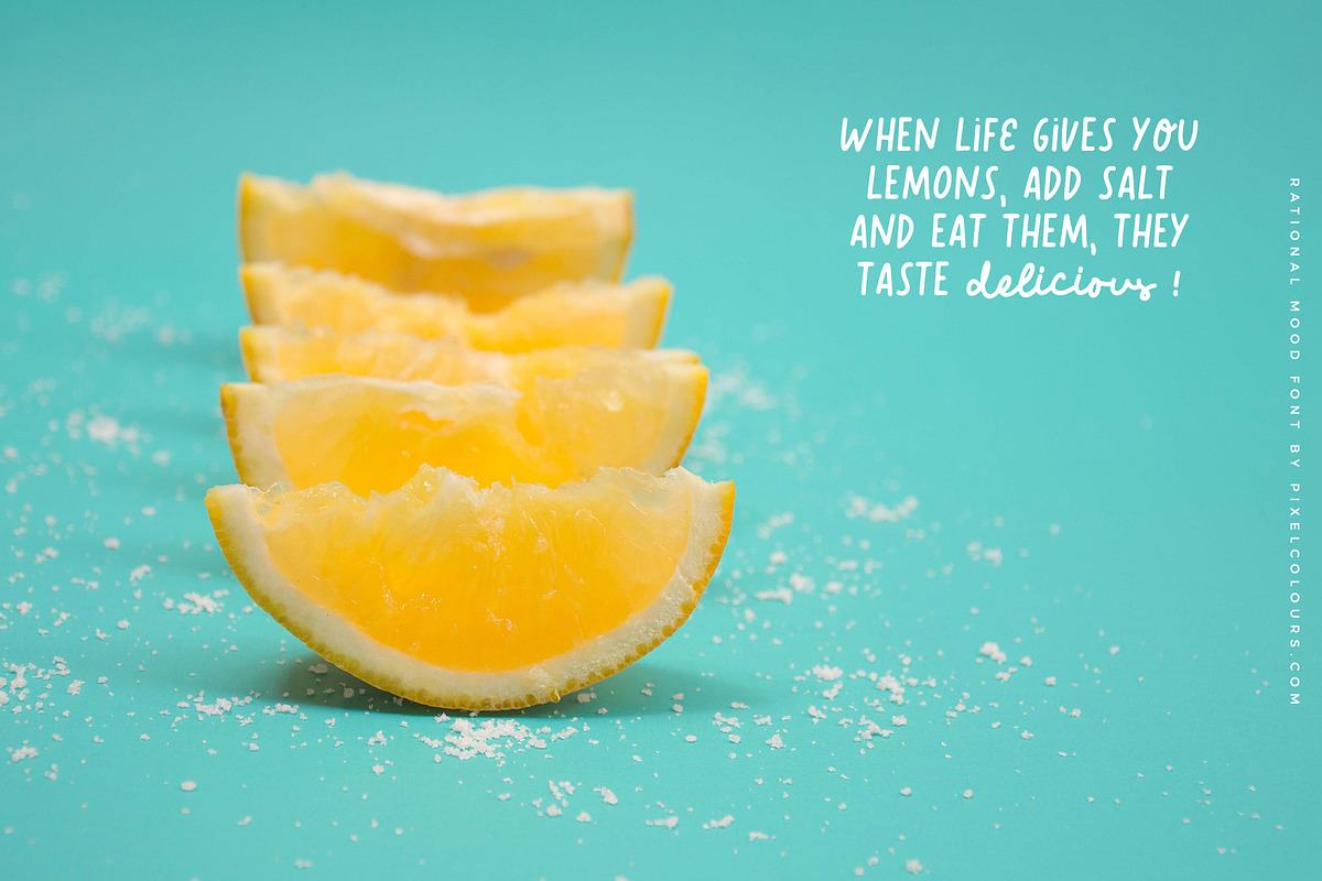 Script Font Rational Mood, a Script Font by pixelcolours (Photo 8 of 15)