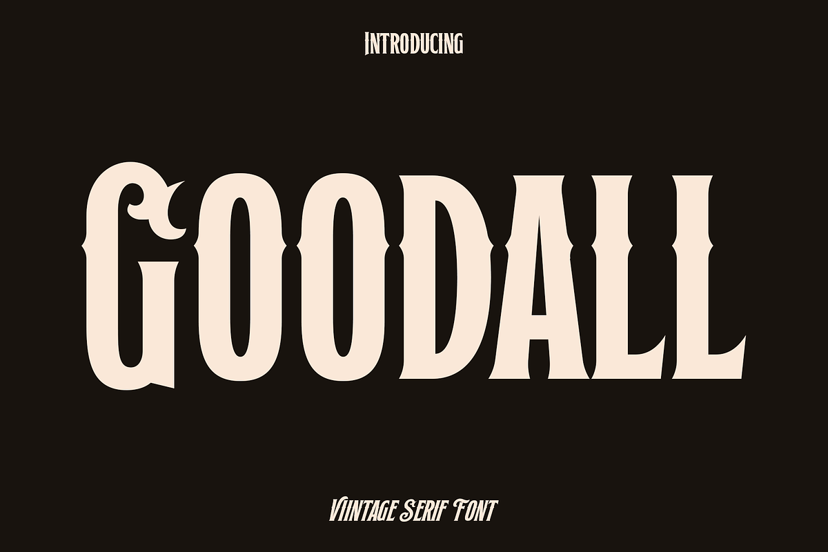 Goodall - Serif Display Font Duo, a Serif Font by Luna Shop (Photo 1 of 7)