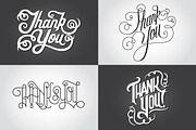 Thank You Vector Lettering, a Graphic by END (Thumbnail 1 of 5)