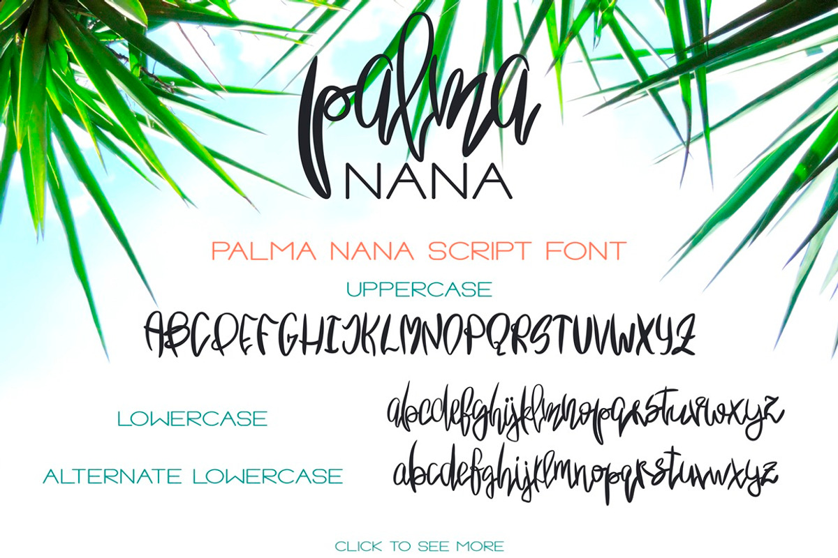 Palma Nana - Sunny Font Duo preview 2