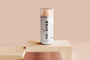 Aluminum Cosmetic Mockup Bundle, a Cups & Container Mockup by pmvch (Thumbnail 173 of 206)