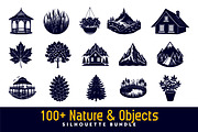 Nature & Objects Silhouette Bundle, an Illustration by Creative_View (Thumbnail 3 of 4)