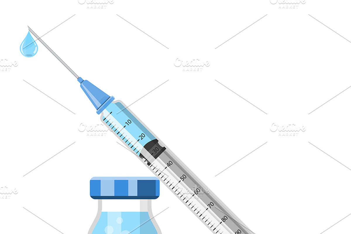 Vaccination Concepts with Syringe, a Healthcare Illustration by TAlex (Photo 4 of 6)