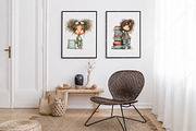Whimsical Back to School Girl PNG, a Seasonal Illustration by Canvas Craft (Thumbnail 7 of 10)