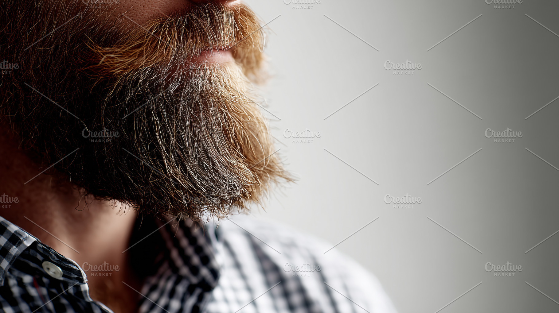 Close up of a man's beard, a Person Photo by MistyDay
