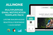 Allinone – Email Notification Pack, an Email Template by ZippyPixels (Thumbnail 1 of 4)