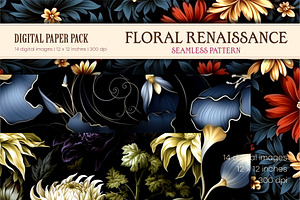 Floral Seamless Patterns 15.