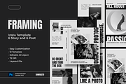 Framing Photography Instagram Templa, a Social Media Template by Shinra Labs (Thumbnail 1 of 5)