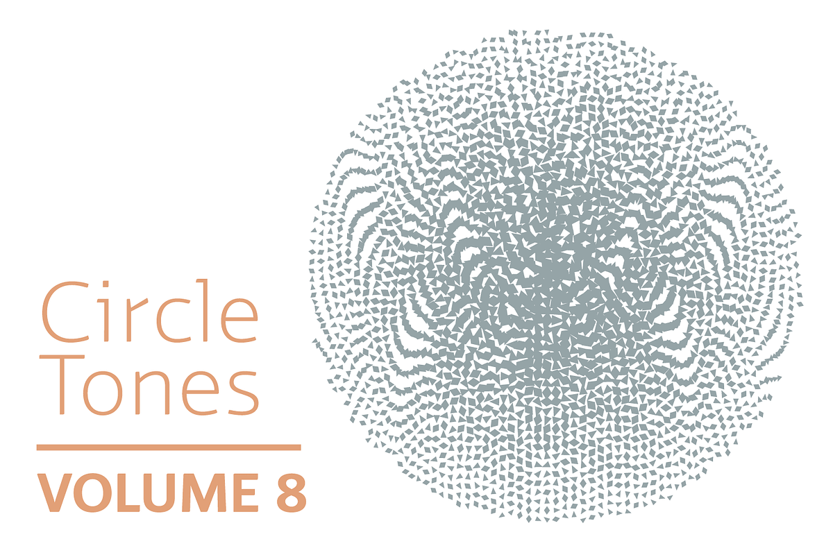 Circle Tones Vol. 8 | 20 Halftones, a Texture Illustration by invisiblelayer (Photo 1 of 5)