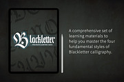 Blackletter Procreate Learning Guide, a Brush Add-On by Jake Rainis (Thumbnail 2 of 9)