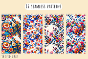 Vivid Folk - Floral Patterns, a Pattern Graphic by Art Sproot (Thumbnail 6 of 11)