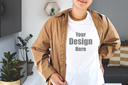 T-shirt mockup bundle Tshirt mock-up, a Print Template by Valeriia • Svitlini (Thumbnail 3 of 9)