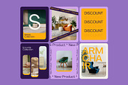Furniture & Interior Post Bundle, a Social Media Template by Wolf Theory Studio (Thumbnail 4 of 12)