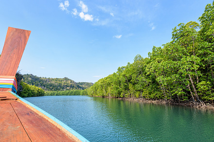 Cruise to crocodile cave at koh taru stock photo containing travel and boat, a Nature Photo by yongkiet jitwattanatam