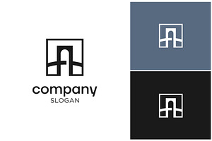 Square Bridge Logo, a Branding & Logo Template by ika trisiana