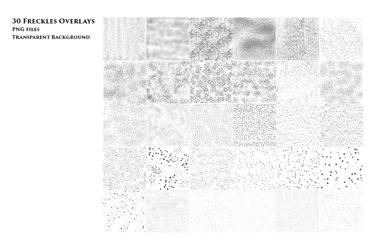 Freckles, 30 photo overlays, an Object Graphic by HappyNews (Photo 7 of 7)