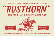 Rusthorn - Font Duo, a Sans Serif Font by IronbirdCreative (Thumbnail 1 of 9)