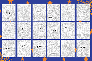 Halloween Coloring Book