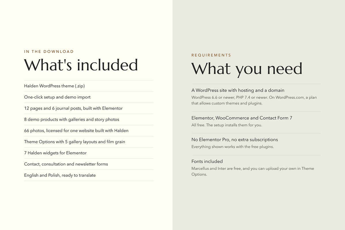 Halden – Skin Care WooCommerce Theme, a WordPress Template by Tomasz Ganclerz (Photo 21 of 22)