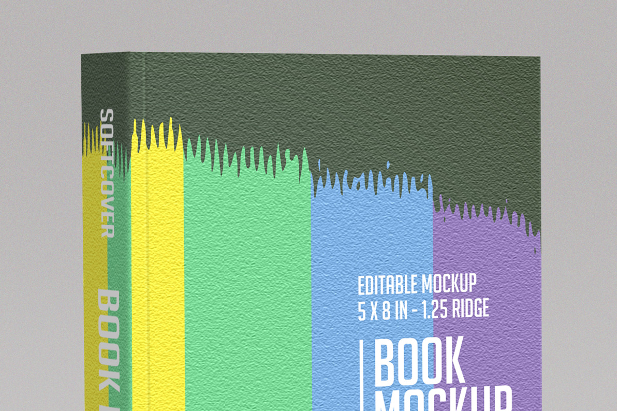 Book Mockup Softcover, a Print Template by ArtefShop (Photo 3 of 7)