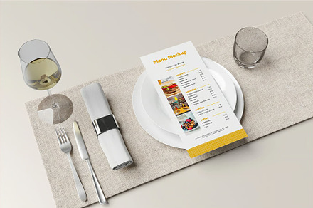 Menu Mockup