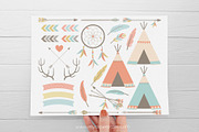 Tribal Elements Clipart, SVG, an Illustration by MyClipArtStore (Thumbnail 2 of 2)
