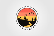 dog hunter logo vector illustration., an Object Graphic by Rizkaarishandy_shop (Thumbnail 3 of 3)
