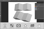 Brochure Folded PSD, an Advertising Mockup by Bruno's Shop (Thumbnail 2 of 3)