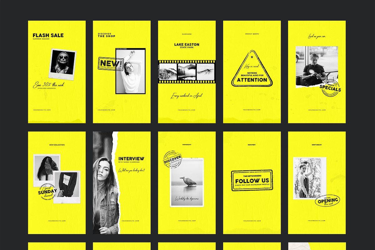 Striking Instagram Stories and Posts, a Social Media Template by Imagination Area (Photo 6 of 7)