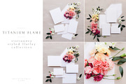 Editable mock up cards floral, a Product Mockup by The Amore Vault (Thumbnail 1 of 3)