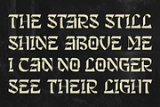 Shingeku – Modern Blackletter, a Blackletter Font by Arterfak Project (Thumbnail 13 of 15)